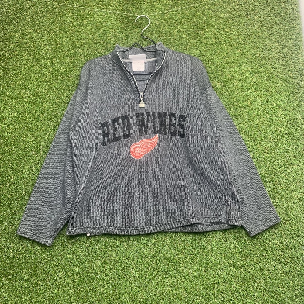 Detroit Red Wings Sweater Mens Medium NHL Hockey Pullover Pro Player Cotton Blen